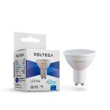 Светодиодная лампа Voltega 8458 Simple MR16 6W 4000K 110° GU10 DIM